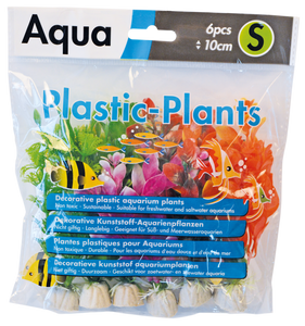 Superfish Aqua Plants S 10cm 6-pack - Kunstplanten voor Aquarium met Stabiele Gewichten