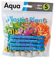 Superfish Aqua Plants S 10cm 6-pack - Kunstplanten voor Aquarium met Stabiele Gewichten