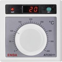 Enda ATC9311-FE-400-230 Tweestandenregelaar Temperatuurregelaar J 0 tot +400 °C Relais 2 A (l x b x h) 50 x 96 x 96 mm - thumbnail