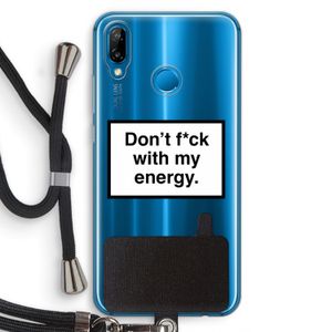 My energy: Huawei P20 Lite Transparant Hoesje met koord