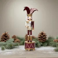 Muziekdoos hout l9b8h30cm maroon Muziekdoos hout l9b8h30cm maroon