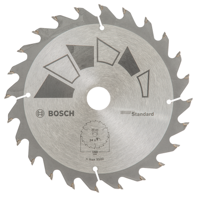 Bosch Accessoires Cirkelzaagblad Basic 160X22X20/16,T24 - 2609256810