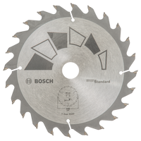 Bosch Accessoires Cirkelzaagblad Basic 160X22X20/16,T24 - 2609256810