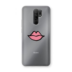 Kusje: Xiaomi Redmi 9 Transparant Hoesje