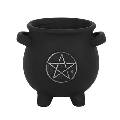 Heksenketel Bloempot - Pentagram - Terracotta