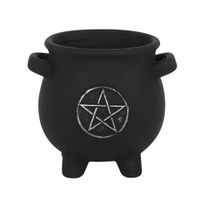 Heksenketel Bloempot - Pentagram - Terracotta