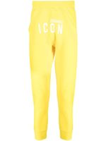 DSQUARED2 pantalon de jogging à imprimé Icon - Jaune - thumbnail