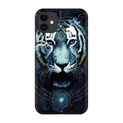 Darkness Tiger: Volledig geprint iPhone 11 Hoesje