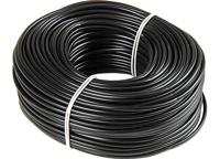 HERTH+BUSS Insulating tubes 3 mm 50m soft pvc black - thumbnail
