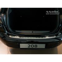 RVS Bumper beschermer passend voor Peugeot 208 II HB 5-deurs 2019- 'Ribs' AV235482
