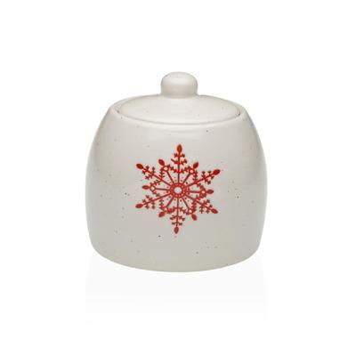 Suikerpot Versa Yule Keramiek 6,9 x 8,9 x 6,9 cm Ster