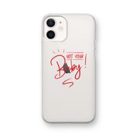 Not Your Baby: iPhone 12 mini Transparant Hoesje