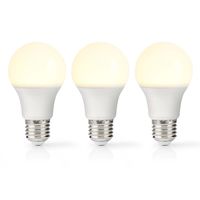 LED-Lamp E27 | A60 | 8.5 W | 806 lm | 2700 K | Warm Wit | 3 Stuks