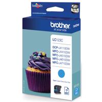 Brother inktcartridge, 600 pagina's, OEM LC-123C, cyaan 5 stuks