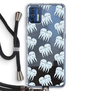 Octopussen: Motorola Moto G9 Plus Transparant Hoesje met koord