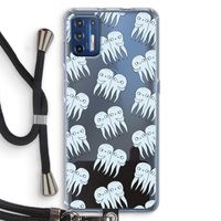 Octopussen: Motorola Moto G9 Plus Transparant Hoesje met koord
