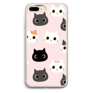 Katten: iPhone 7 Plus Transparant Hoesje