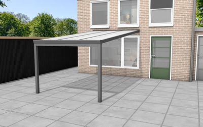 YARD Outdoor Velvetline Veranda 300x400 cm aluminium - Polycarbonaat dak- - Aluminium- YARD Outdoor