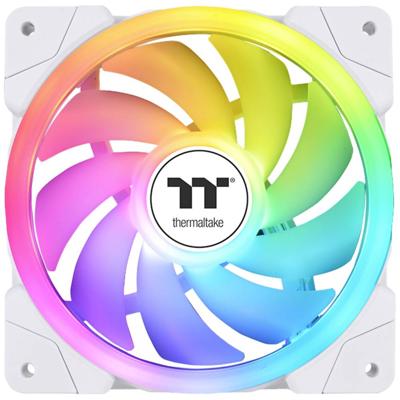 Thermaltake CL-F169-PL12SW-A PC-ventilator Wit (b x h x d) 120 x 120 x 25 mm Incl. LED-verlichting