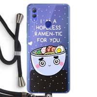 I'm A Hopeless Ramen-Tic For You: Honor Note 10 Transparant Hoesje met koord