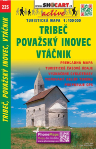 Fietskaart 225 Tribeč, Považský Inovec, Vtáčnik | Shocart