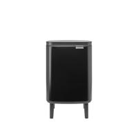 Brabantia Bo Hi Afvalemmer - 7 liter - kunststof binnenemmer - matt black 227141