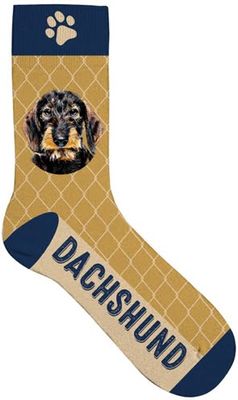Plenty gifts sokken teckel donkerblauw (39-44)