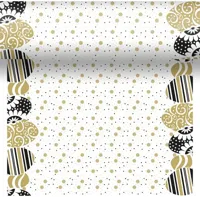 Duni dunicel 3-in-1 tafelloper easter ornaments 40x480cm wit