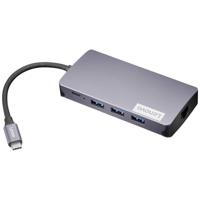 Lenovo GX91M73946 laptop dock & poortreplicator Bedraad USB 3.2 Gen 1 (3.1 Gen 1) Type-C Grijs