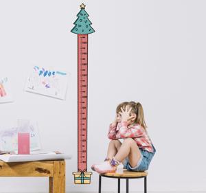 Muursticker groeimeter kinderen