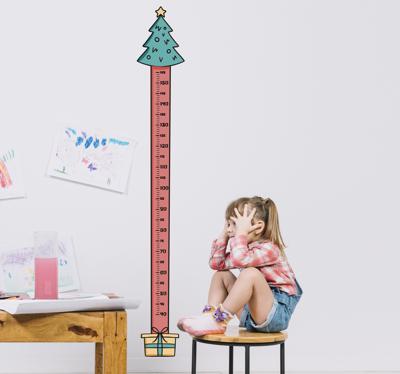 Muursticker groeimeter kinderen