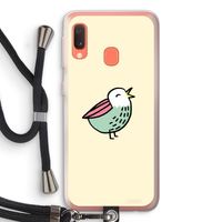 Birdy: Samsung Galaxy A20e Transparant Hoesje met koord