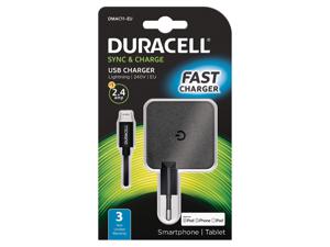 Duracell DMAC11-EU oplader voor mobiele apparatuur Mobiele telefoon, Tablet Zwart AC Binnen