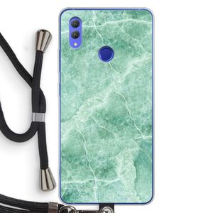Groen marmer: Honor Note 10 Transparant Hoesje met koord