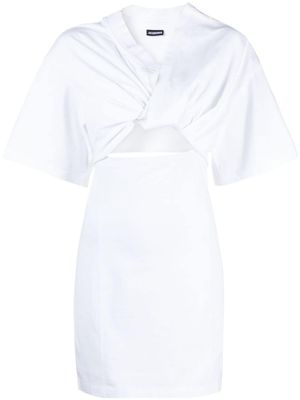 Jacquemus robe courte La Robe Bahia - Blanc