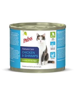 Prins Prins Naturecare Cat 200g Kattenvoer Kip&Garnaal