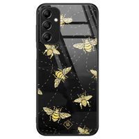 Samsung Galaxy A14 glazen hardcase - Bee yourself - thumbnail