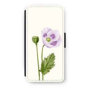 Purple poppy: iPhone 7 Flip Hoesje