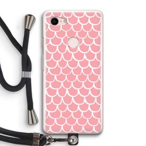 Dakpannetjes: Pixel 3 Transparant Hoesje met koord