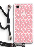 Dakpannetjes: Pixel 3 Transparant Hoesje met koord
