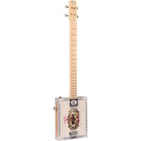 Lace Cigar Box Guitar Buffalo Bill 4-string 4-snarige elektrische gitaar