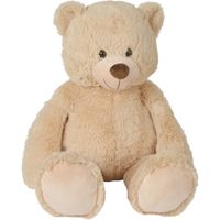 Pluchen knuffelbeer beige, 42cm