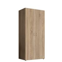 Kledingkast Baarlo - Hout - Eiken|Hout - Naturel - MDF