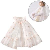 Ginger Ray cape daisy tule wit one size | 4 stuks