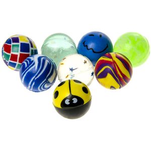 Decopatent® Uitdeelcadeaus 100 STUKS MIX Stuiterballen Ø2.7 Cm -