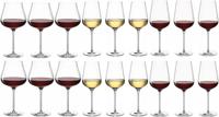 Leonardo Wijnglazenset Brunelli (Witte wijnglazen & Rode wijnglazen & Bourgogne Glazen) - 18 delige set