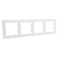Q-Link S2 Afdekraam | Inbouw | 4-voudig | Polarwit - 66.082.26