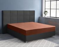 RoyalTextile - Hoeslaken Katoen-Satijn - Bruin - 180 x 220 RoyalTextile - Hoeslaken Katoen-Satijn - Bruin - 180 x 220