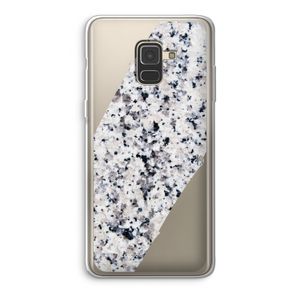 Gespikkelde marmer: Samsung Galaxy A8 (2018) Transparant Hoesje