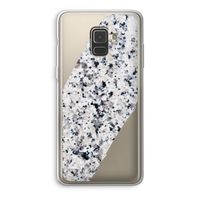 Gespikkelde marmer: Samsung Galaxy A8 (2018) Transparant Hoesje